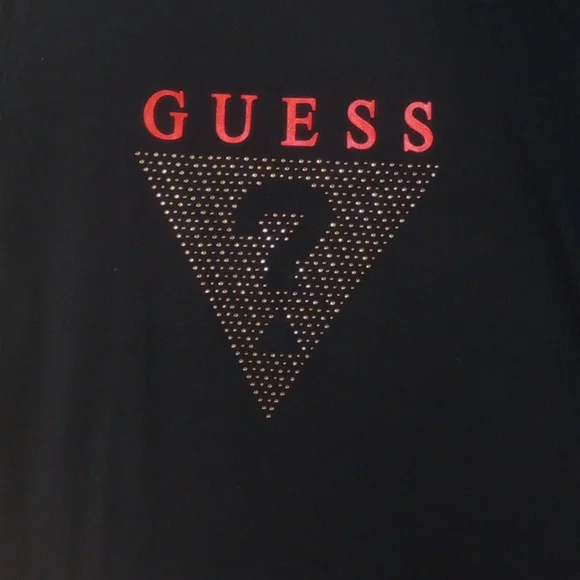 GUESS, black TShirts,size: large , long sleeve - Picture 3 of 8